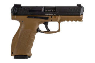 Heckler & Koch VP9 handgun with flat dark earth frame and 4.01" barrel